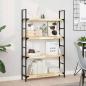 Preview: ARDEBO.de - Schweberegale 2 Stk. 100x20x4 cm Massivholz Akazie Unbehandelt
