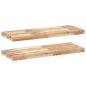 Preview: ARDEBO.de - Schweberegale 2 Stk. 80x30x4 cm Massivholz Akazie Unbehandelt