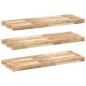 Preview: ARDEBO.de - Schweberegale 3 Stk. 100x30x4 cm Massivholz Akazie Unbehandelt