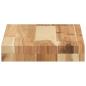 Preview: Schweberegale 2 Stk. 60x20x4 cm Massivholz Akazie Ölbehandelt