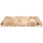 Preview: Waschtischplatte Unbehandelt 80x50x4 cm Massivholz Akazie