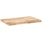 Preview: Waschtischplatte Unbehandelt 80x50x4 cm Massivholz Akazie