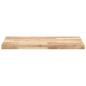 Preview: Waschtischplatte Unbehandelt 120x50x4 cm Massivholz Akazie