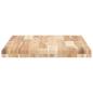 Preview: Waschtischplatte Unbehandelt 120x50x4 cm Massivholz Akazie