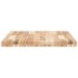 Preview: Waschtischplatte Unbehandelt 80x60x4 cm Massivholz Akazie