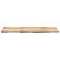 Preview: Waschtischplatte Unbehandelt 120x60x4 cm Massivholz Akazie