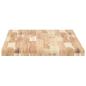 Preview: Waschtischplatte Unbehandelt 120x60x4 cm Massivholz Akazie