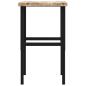 Preview: Werkbank 80x60x(73-99,5) cm Massivholz Akazie Rechteckig