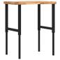 Preview: ARDEBO.de - Werkbank 80x60x(73-99,5) cm Massivholz Akazie Rechteckig