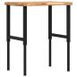 Preview: Werkbank 80x60x(73-99,5) cm Massivholz Akazie Rechteckig