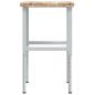 Preview: Werkbank 80x60x(73-99,5) cm Massivholz Akazie Rechteckig