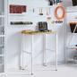 Preview: Werkbank 80x60x(73-99,5) cm Massivholz Akazie Rechteckig