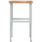 Preview: Werkbank 80x60x(73-99,5) cm Massivholz Akazie Rechteckig