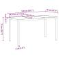 Preview: Garten Essgruppe 5 pcs Hellgrau Poly-Rattan