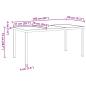 Preview: Garten Essgruppe 5 pcs Hellgrau Poly-Rattan