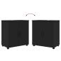 Preview: Badezimmermöbel Set 4 pcs Schwarz 61 x 35 x 64 cm Holzwerkstoff