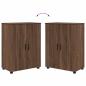 Preview: Badezimmermöbel Set mit Tür 4 pcs Braune Eiche 30 x 35 x 192 cm