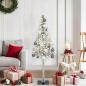 Preview: ARDEBO.de - KünstlicherWeihnachtsbaum Weiß 120cm PVC