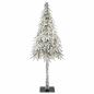 Preview: KünstlicherWeihnachtsbaum Weiß 150cm PVC
