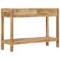 Preview: ARDEBO.de - Konsolentisch mit 2 Schubladen 110x35x75 cm Massivholz Mango
