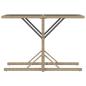 Preview: 3-tlg. Bistro-Set mit Kissen Beigemischung Poly Rattan