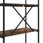 Preview: Regal Räuchereiche 80 x 30 x 146 cm Holzwerkstoff