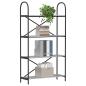 Preview: Regal Grau Sonoma 80 x 30 x 146 cm Holzwerkstoff