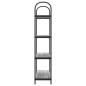 Preview: Regal Grau Sonoma 80 x 30 x 146 cm Holzwerkstoff