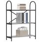 Preview: Regal Grau Sonoma 80 x 30 x 109 cm Holzwerkstoff