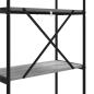 Preview: Regal Grau Sonoma 80 x 30 x 109 cm Holzwerkstoff