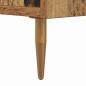Preview: Nachttisch mit Schubladen Braun 40 x 35 x 47,5 cm Holzwerkstoff