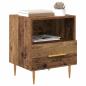 Preview: Nachttisch mit Schubladen Braun 40 x 35 x 47,5 cm Holzwerkstoff