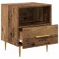 Preview: Nachttisch mit Schubladen Braun 40 x 35 x 47,5 cm Holzwerkstoff