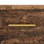 Preview: Nachttisch mit Schubladen Braun 40 x 35 x 47,5 cm Holzwerkstoff
