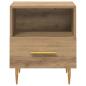 Preview: Nachttisch mit Schubladen Braun 40 x 35 x 47,5 cm Holzwerkstoff