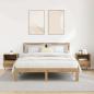 Preview: Nachttisch 2 pcs Braun 40 x 35 x 47,5 cm Holzwerkstoff
