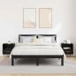 Preview: Nachttisch 2 pcs Schwarz 40 x 35 x 47,5 cm Holzwerkstoff