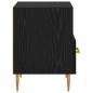 Preview: Nachttisch 2 pcs Schwarz 40 x 35 x 47,5 cm Holzwerkstoff