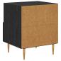 Preview: Nachttisch 2 pcs Schwarz 40 x 35 x 47,5 cm Holzwerkstoff