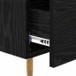Preview: Nachttisch 2 pcs Schwarz 40 x 35 x 47,5 cm Holzwerkstoff