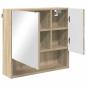 Preview: Spiegelschrank Sonoma Eiche 59 x 17 x 55 cm Holzwerkstoff