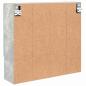 Preview: Spiegelschrank mit Tür Betongrau 59 x 17 x 55 cm Holzwerkstoff