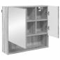 Preview: Spiegelschrank Grau Sonoma 59 x 17 x 55 cm Holzwerkstoff