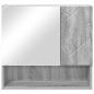 Preview: Spiegelschrank Grau Sonoma 59 x 17 x 55 cm Holzwerkstoff