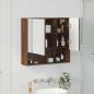 Preview: Spiegelschrank Braune Eiche 59 x 17 x 55 cm Holzwerkstoff