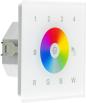 Preview: ARDEBO.de EVN DALI-Wandpanel RGB+W, 100-240V/AC, DT8, 4-Kanal. weiß (DAL8WPRGBW)