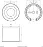 Preview: EVN LED Deckenanbau, rund, IP54, 200-240V, 13W, 3000K-5700K, 1120-1290lm, anthrazit (ALG54131525)