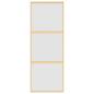 Preview: Schiebetür Golden 76x205 cm Matt ESG-Glas und Aluminium