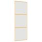 Preview: Schiebetür Golden 76x205 cm Matt ESG-Glas und Aluminium