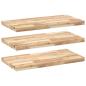 Preview: Schweberegale 3 Stk. 100x40x4 cm Massivholz Akazie Unbehandelt